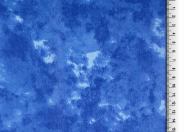 Baumwolle Batikmuster in Royalblau